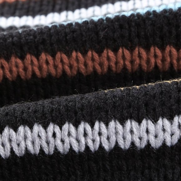 Rainbow Striped Black Sweater - Picture 8 of 8